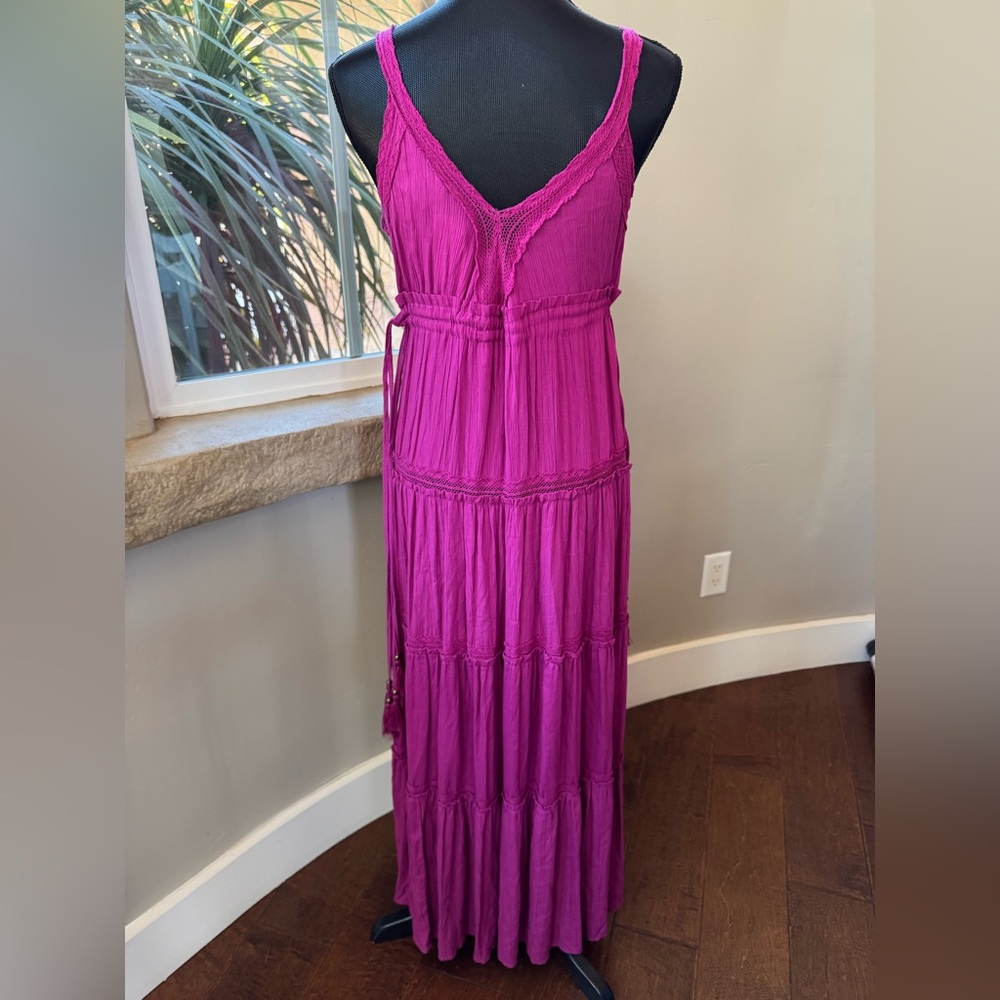 Rue21 Fuchsia - Plum Sleeveless Maxi Dress Women’s Size Small (NWT)